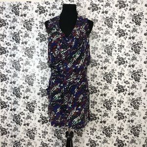 Maje Multicolored Splattered Minj Dress